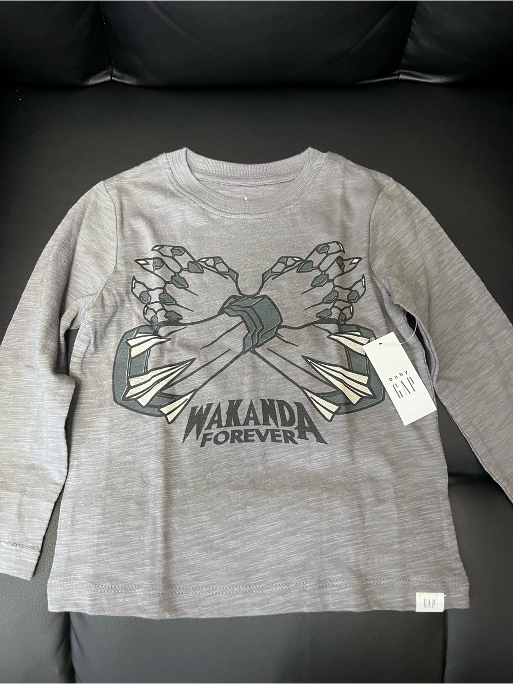 Wakanda Forever Boy Long Sleeve Tee